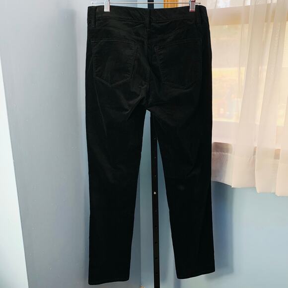 Ann Taylor Black Velvet Pants Size 8 - Picture 6 of 7
